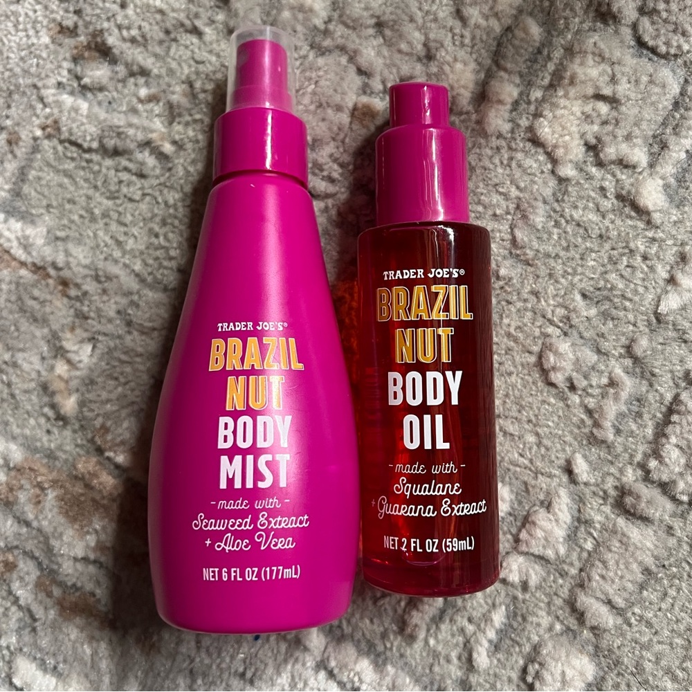 TRADER JOES BRAZIL NUT SET MIST AND OIL BRAND NEW